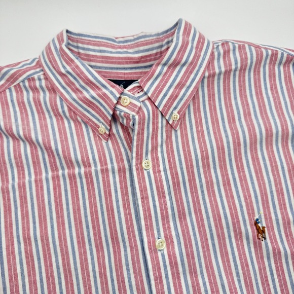 Polo Ralph Lauren Other - Polo Ralph Lauren Classic Fit Striped Button Down Shirt Mens 17.5 34/35
